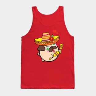 Doopy the Pug Puppy - Day of the Dead Tank Top